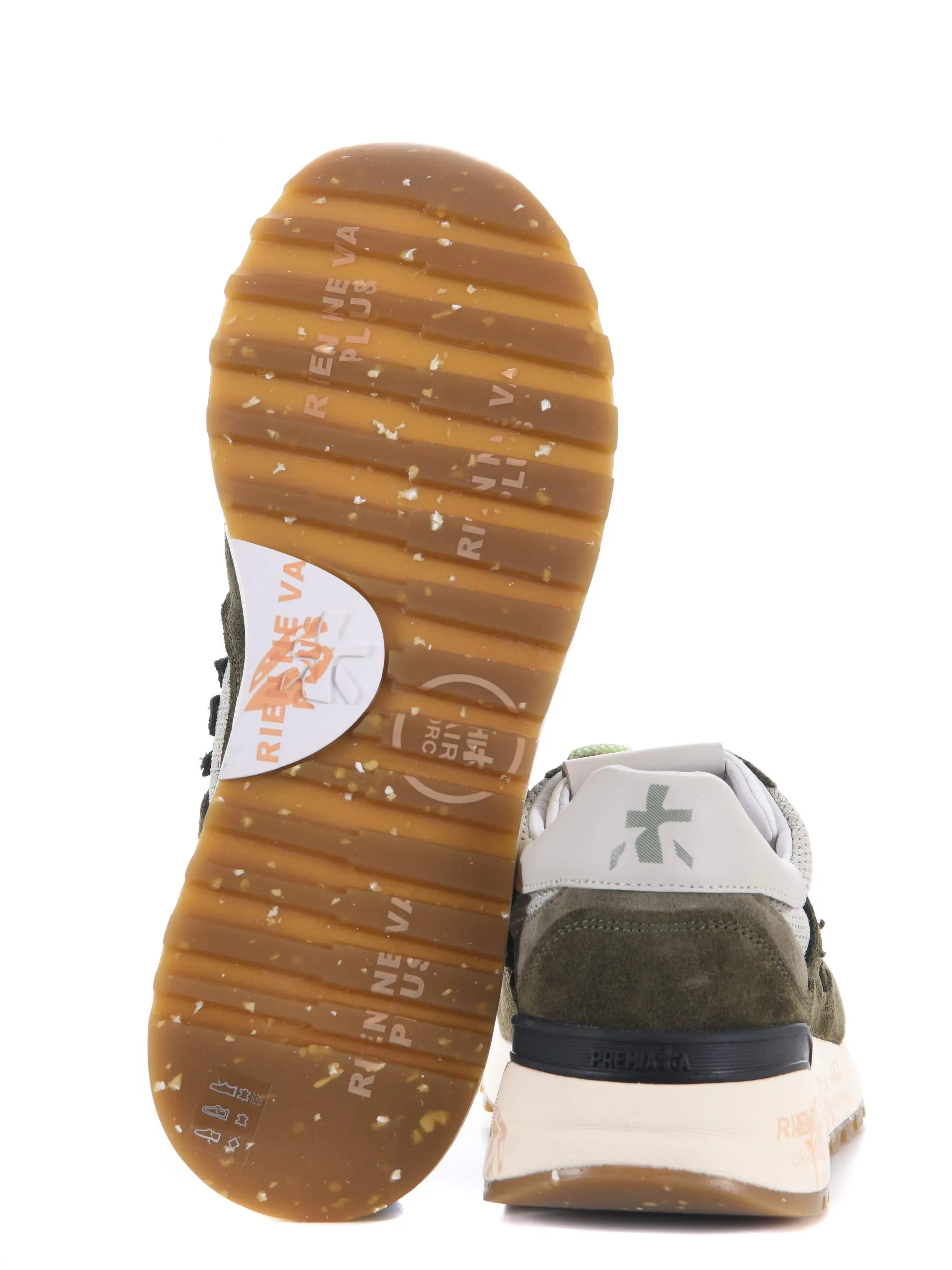  PREMIATA Sneakers Premiata in camoscio e rete traforata