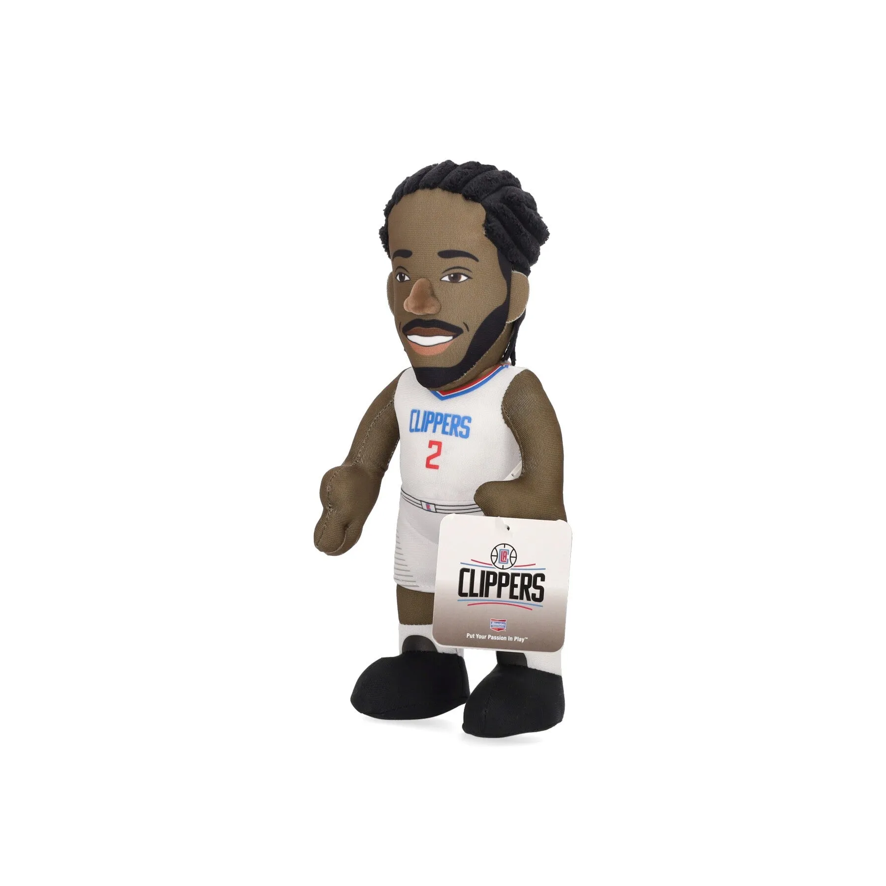 Pupazzetto Uomo Nba Plush No 2 Khawi Leonard Loscli Original Team Colors