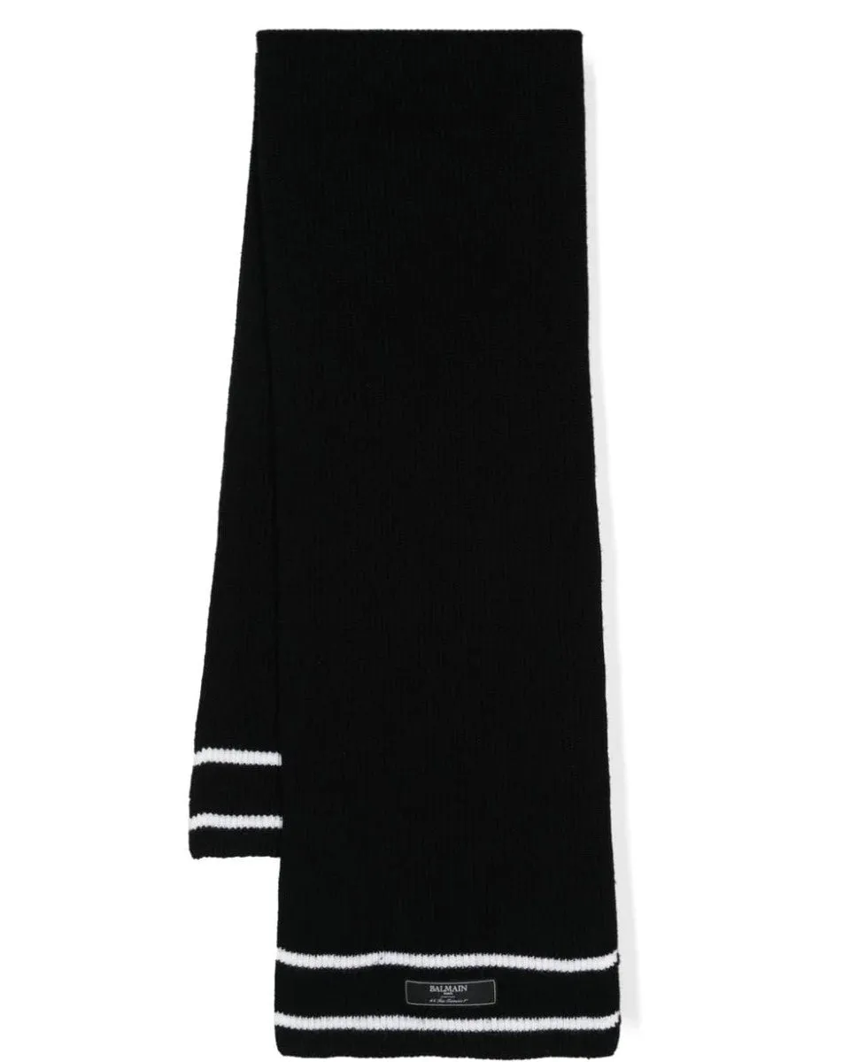 Sciarpa con logo Balmain A/I 2024
