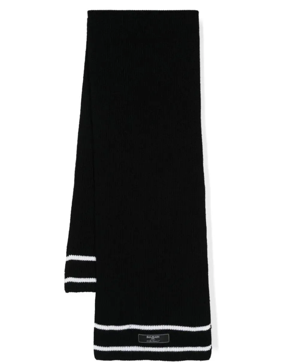 Sciarpa con logo Balmain A/I 2024