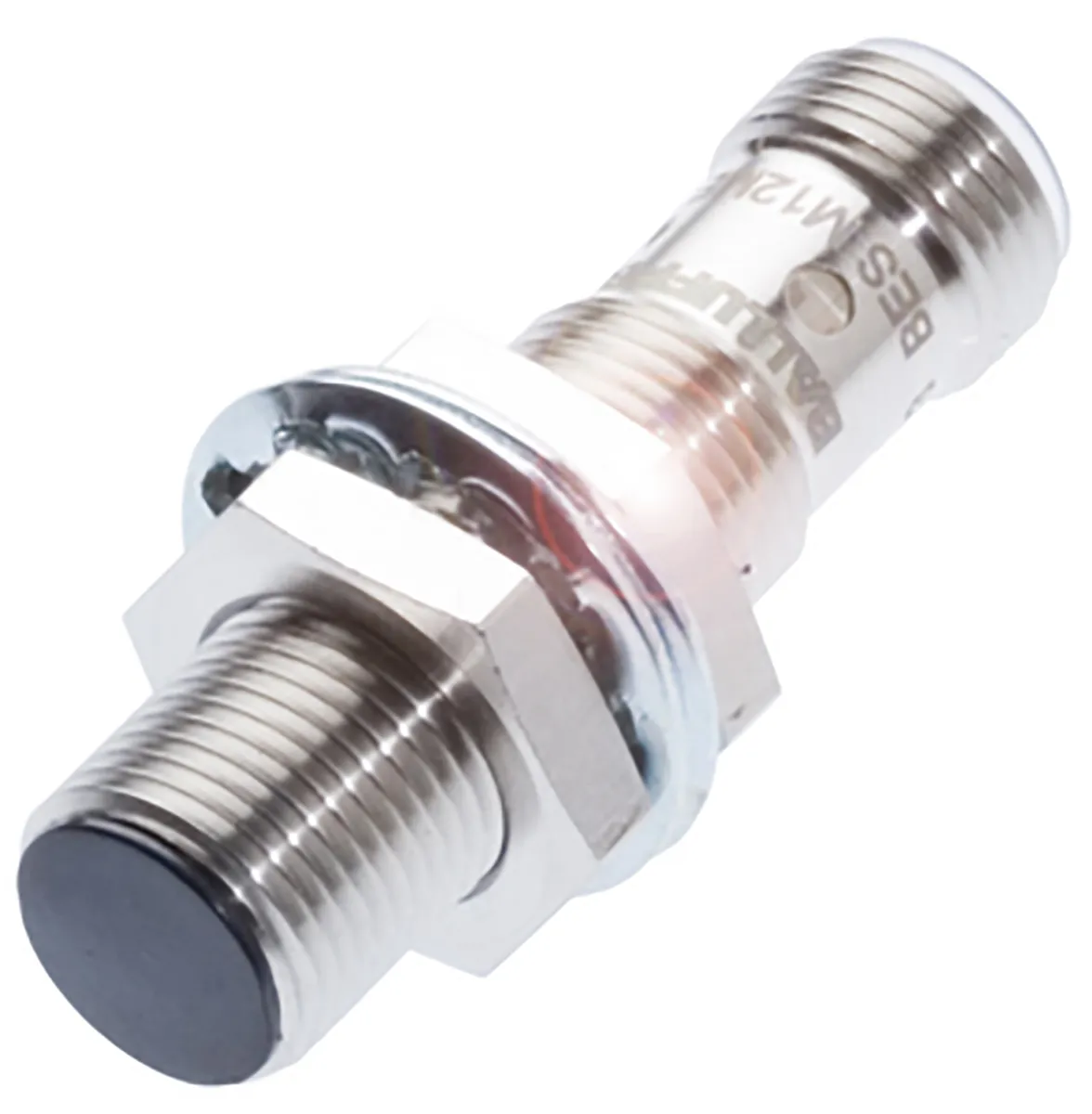 Sensore di prossimità Cilindro filettato BALLUFF, M12, rilevamento 2 mm, 10 → 30 V c.c.