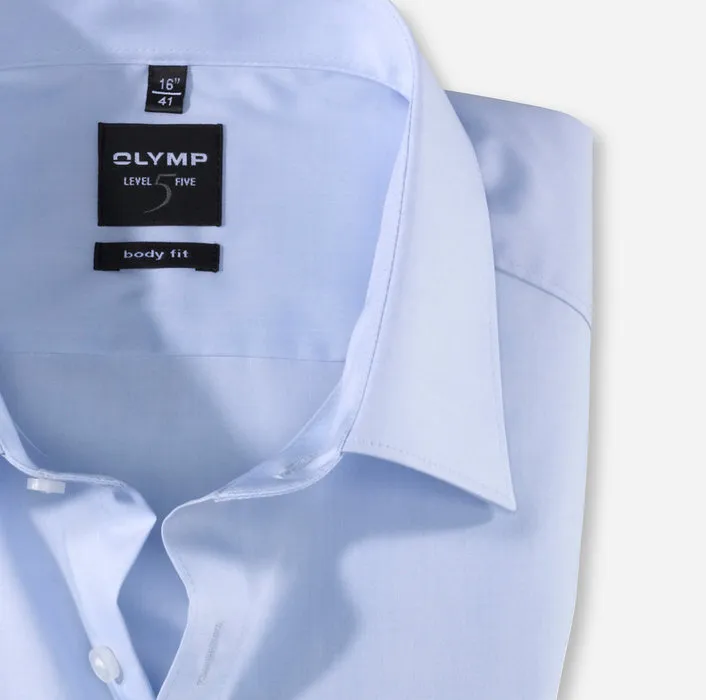 Slim fit shirt olymp cotton chambray stretch in five colors