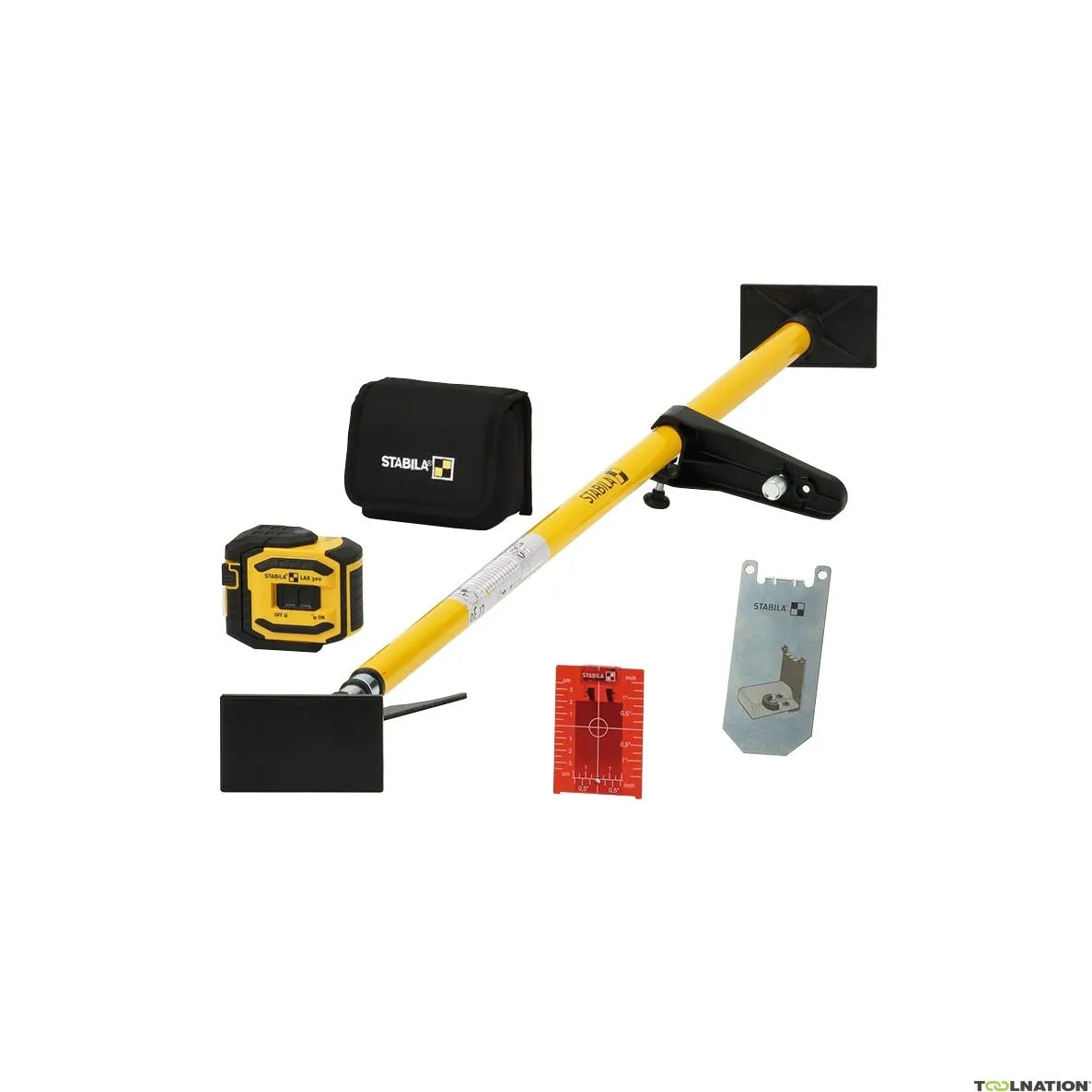 Stabila 18482 LAX300 Laser a linee incrociate + treppiede telescopico