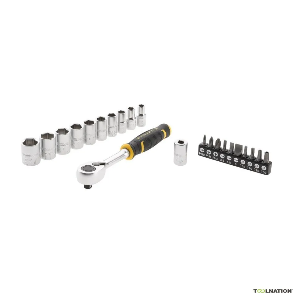 Stanley FMMT82679-0 FATMAX Set di chiavi a bussola 1/4" 120T