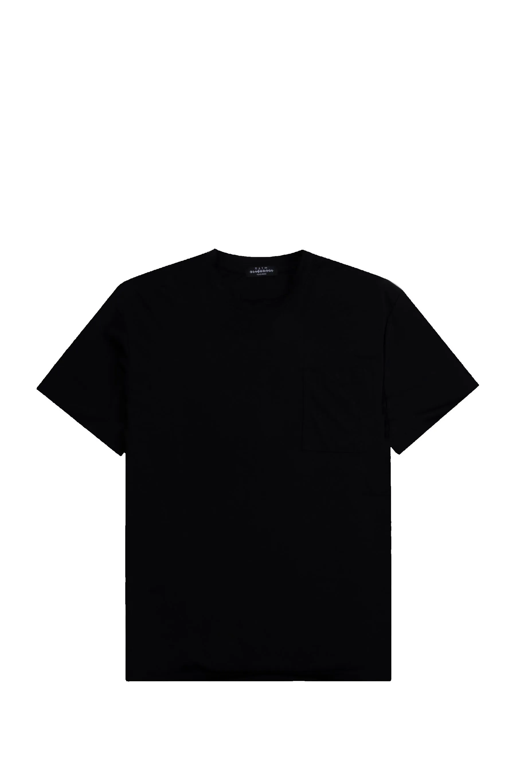 T-SHIRT UOMO BLACK RAGS LION NERO