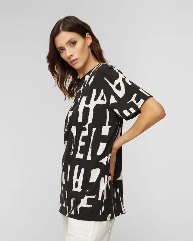 T-shirt z nadrukiem damski Deha d93610-18001