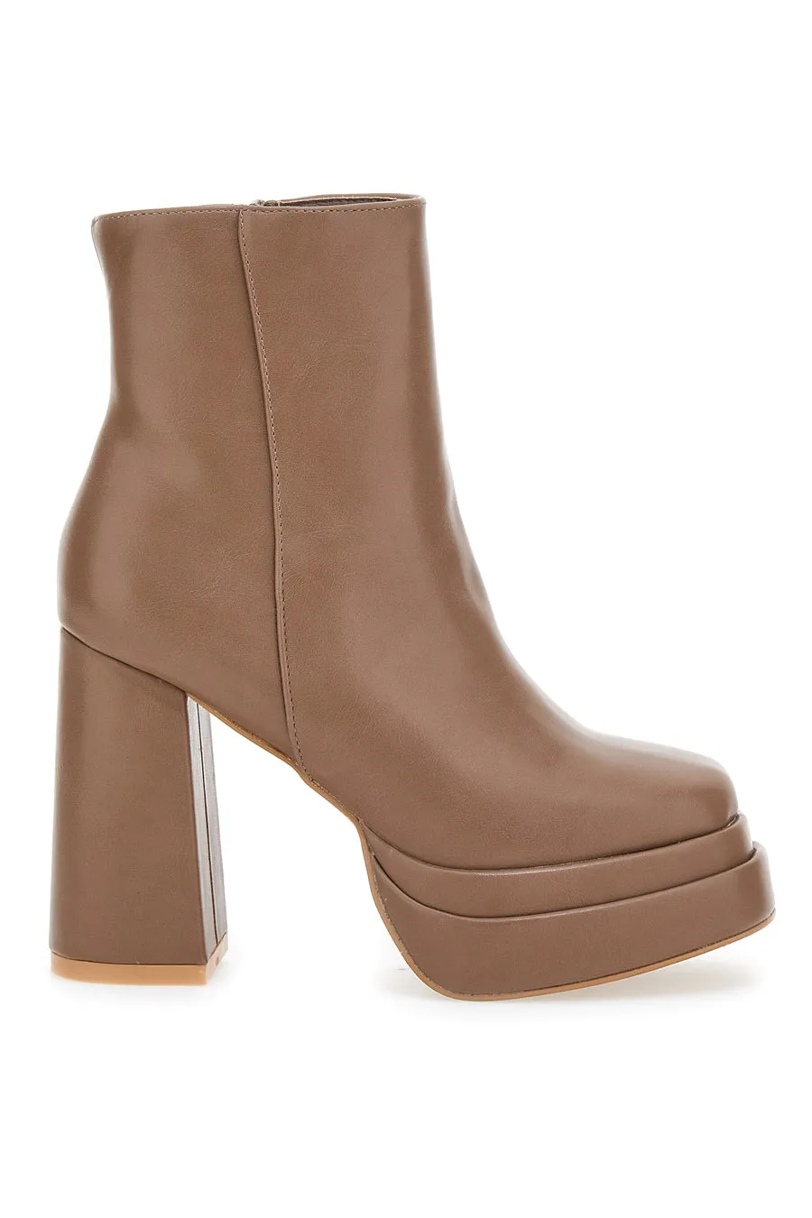   THE FIRST Ankle Boots Platform The First 906 Khaki