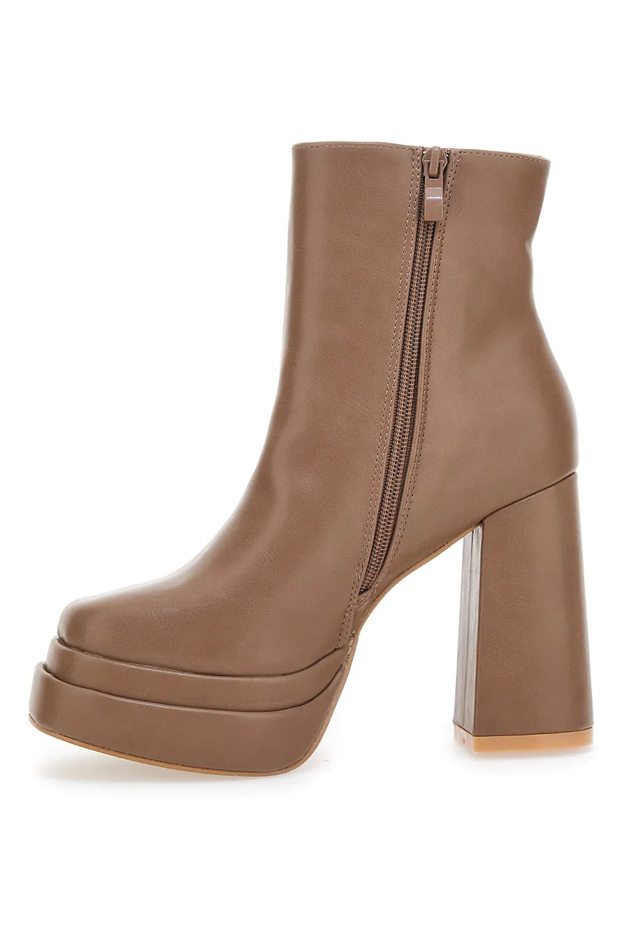   THE FIRST Ankle Boots Platform The First 906 Khaki