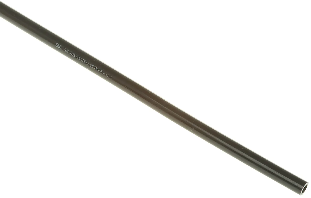 Tubo per aria compressa SMC in Poliuretano, Ø int. 2.5mm, Ø est. 4mm, lungh. 20m, col. Nero
