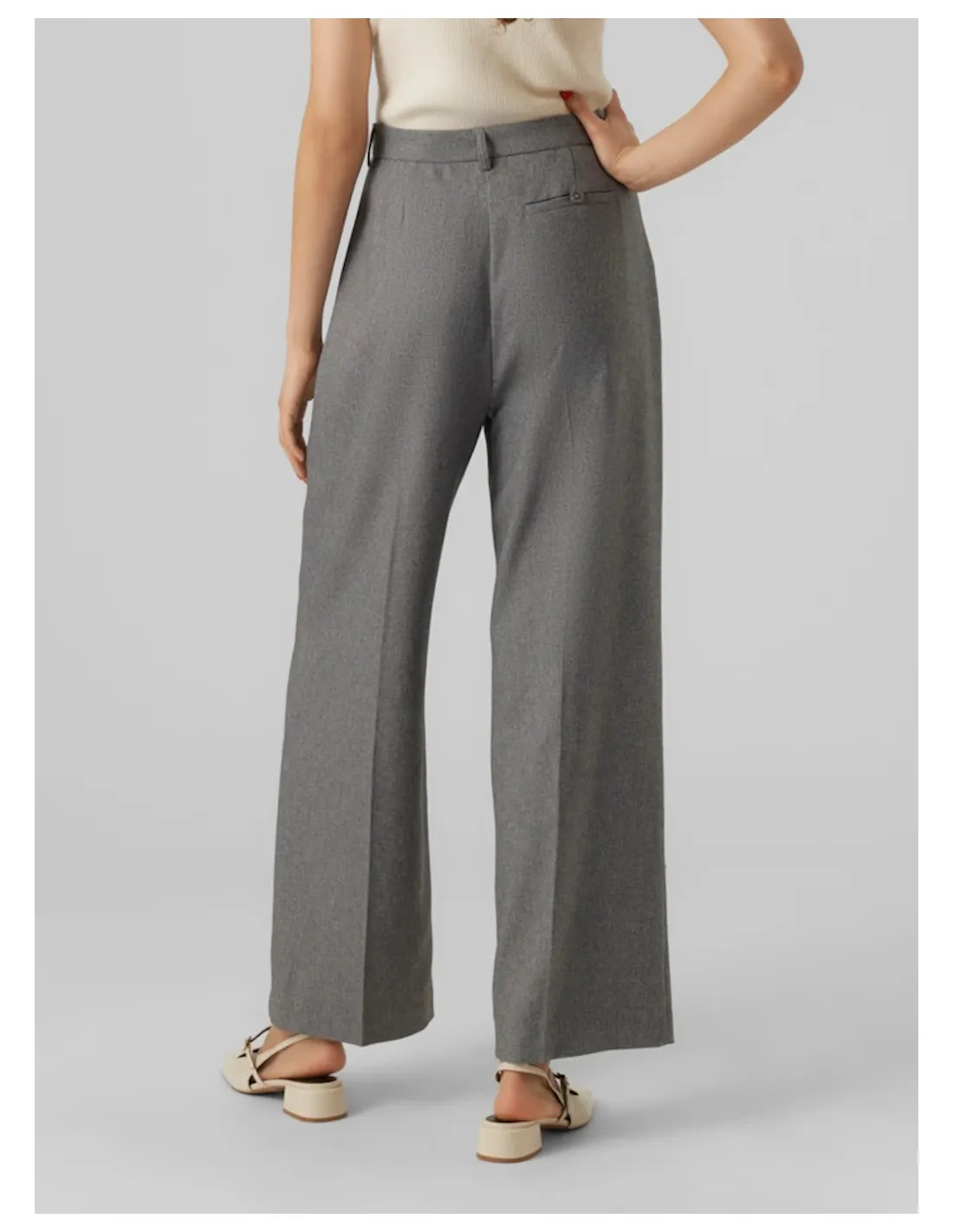 VERO MODA PANTALONI DONNA,VMAUDREY HR STRAIGHT PAN