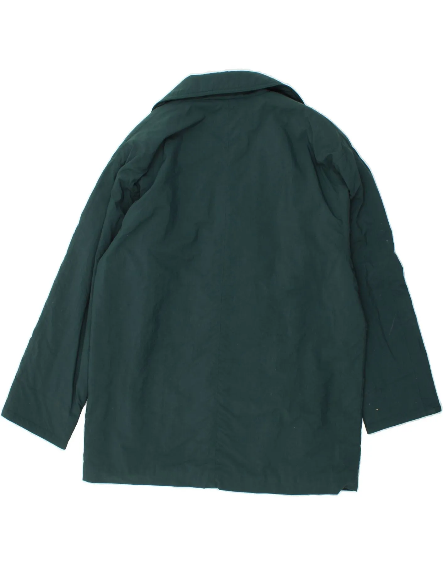 VINTAGE Womens Double Breasted Coat UK 20 2XL Green