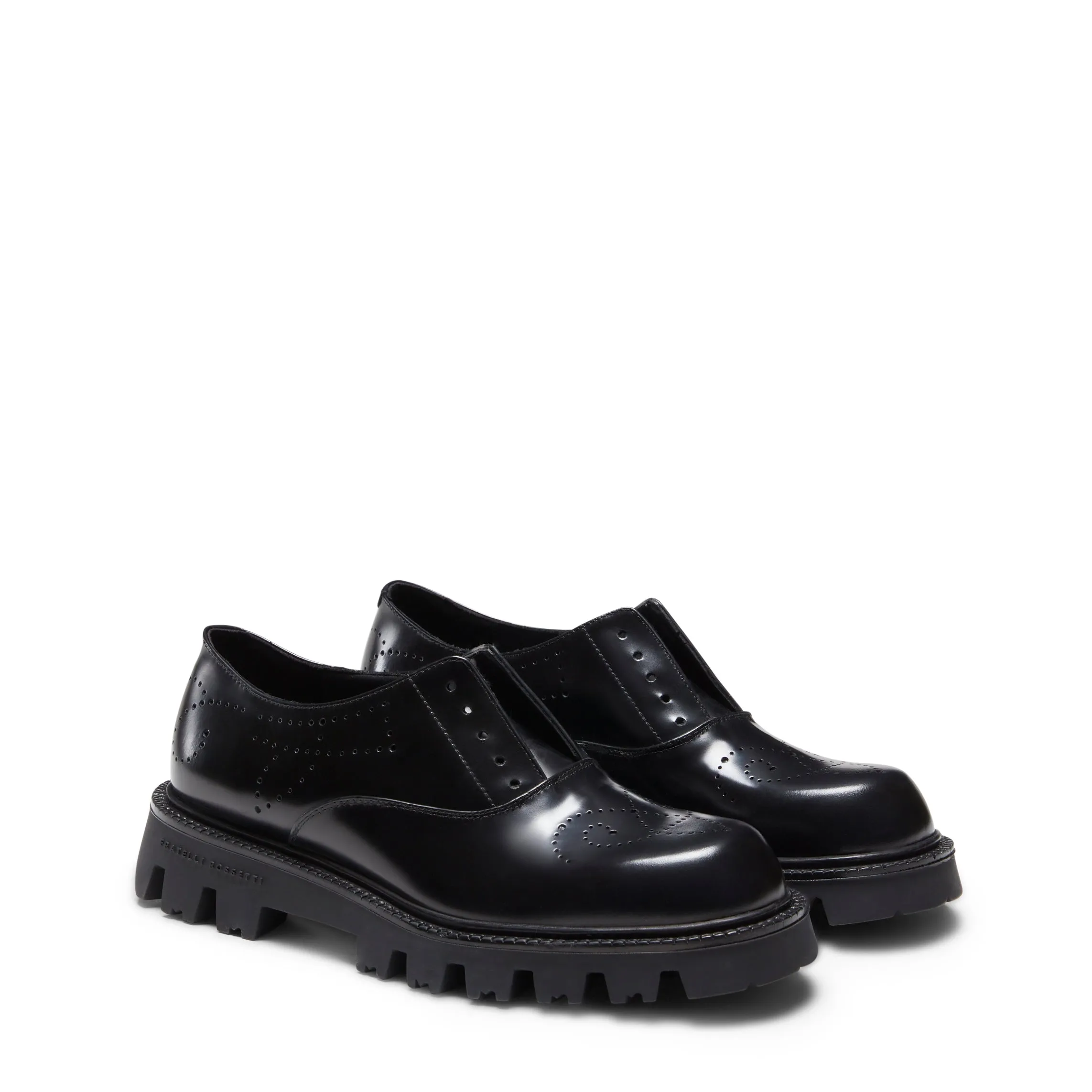 Women's leather Dandy Derby shoe